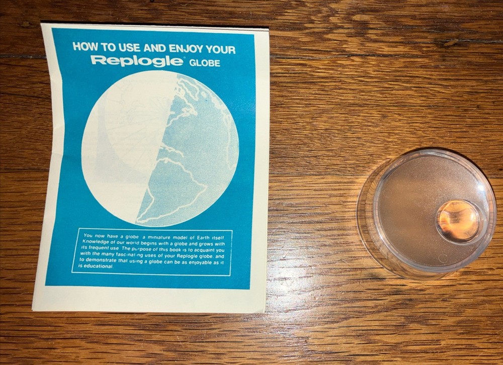 Vintage 1991 Replogle World Globe 5”
