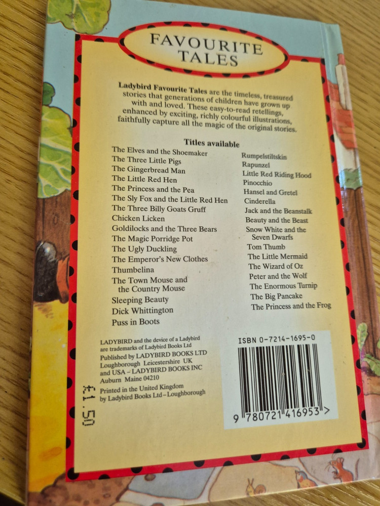 Ladybird The Enormous Turnip 1994 Edition