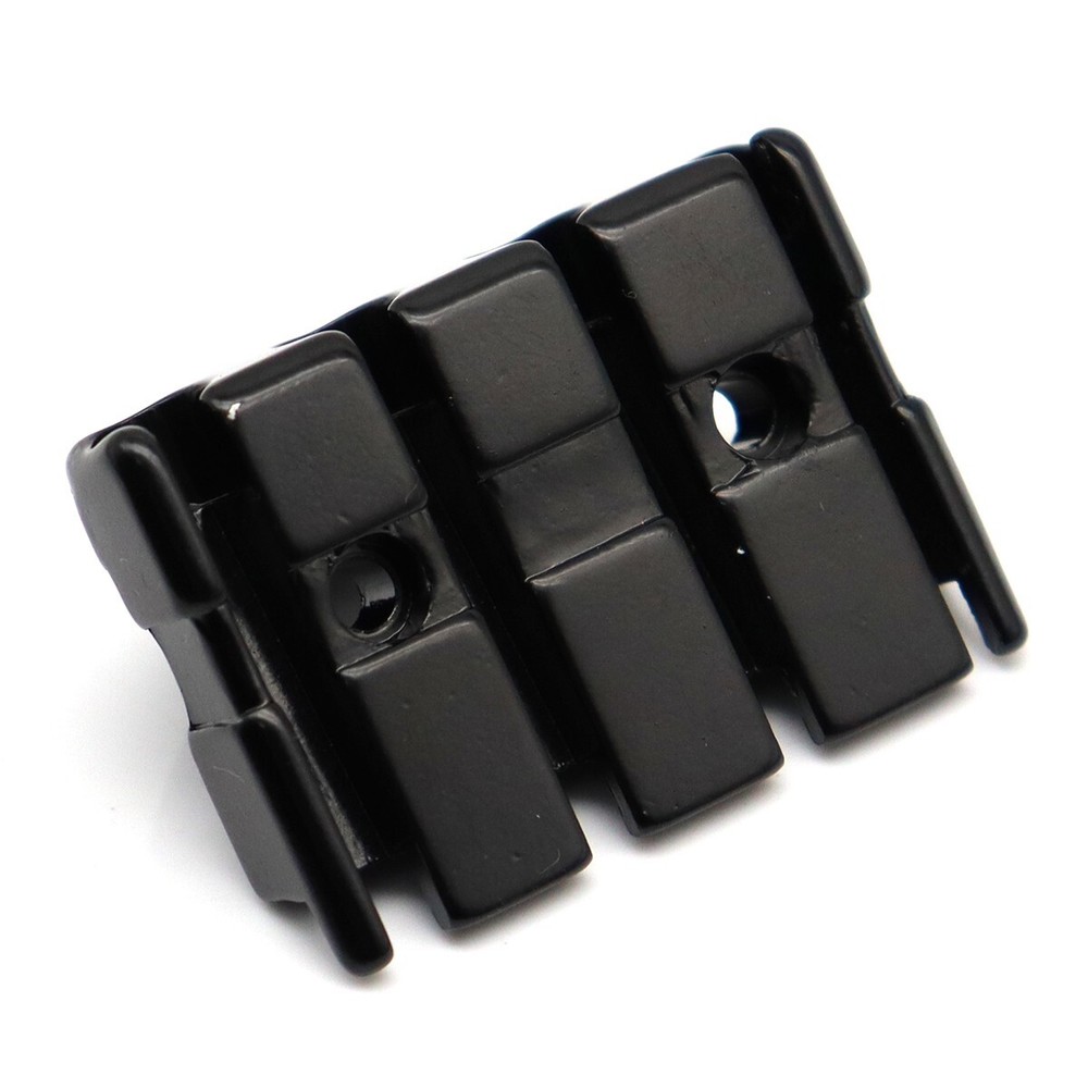 Headless 4string Electric Bass Roller Tailpiece Bridge set Fixed Hardtail Saddle