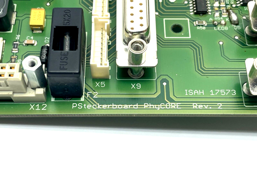 Mycrona Notaus 17573 Steckerboard Assembly Rev. 2