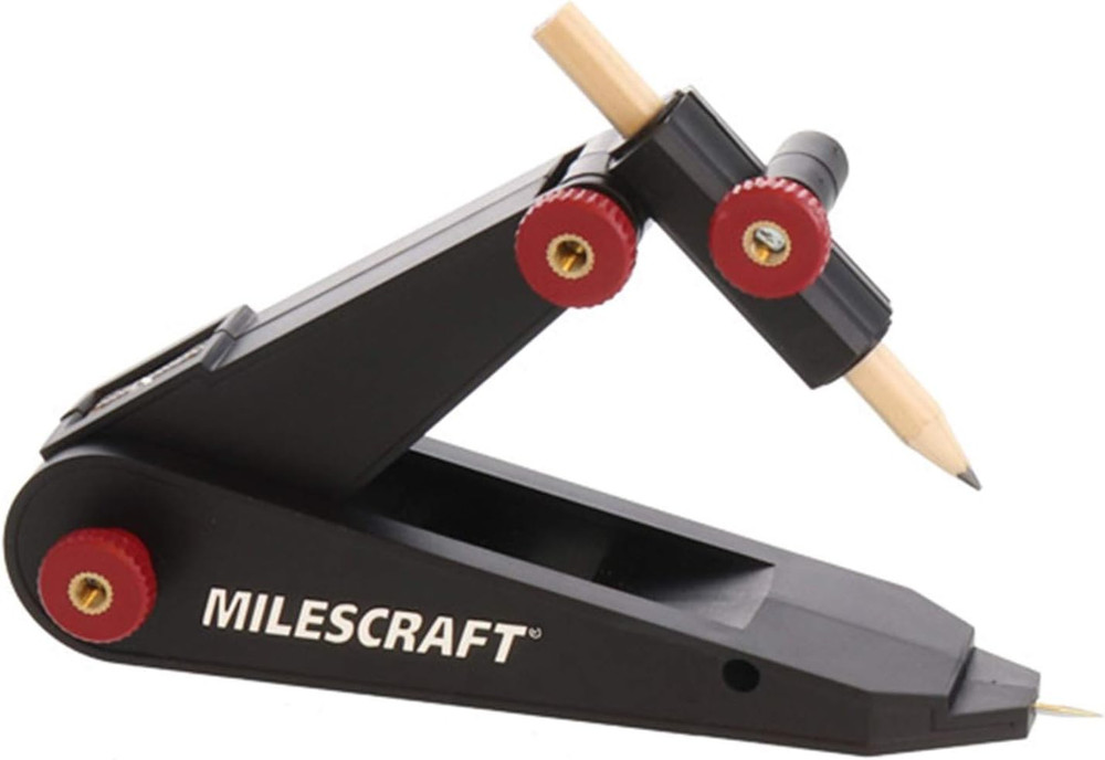 8407 ScribeTec Scribing Tool Compass for Woodworking Lockable Wing Divider