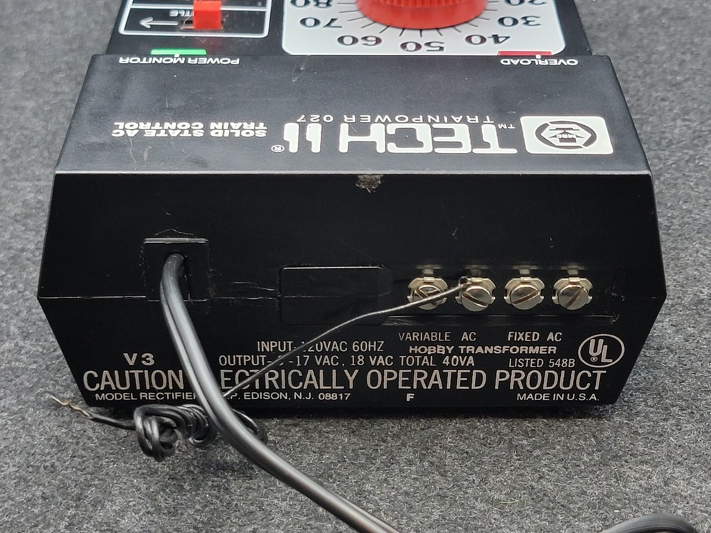 MRC Tech II Trainpower 027 Solid State AC Train Controller [Tested]