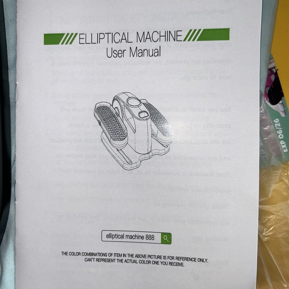 Under Desk Elliptical Machine, Electric Elliptical Leg Exerciser