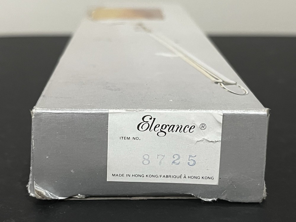 Silver Plated Cake Trowel with a Crystal Pre Owned with Box