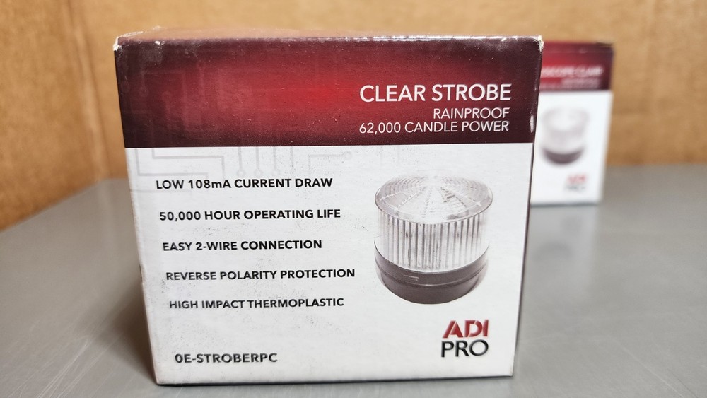ADI PRO StrobeScope Clair OE-STROBERPC Clear Strobe Light (Qty 2)