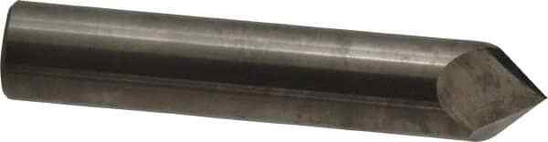Accupro 3/4" Cutter Head Diam, 3/4" Shank, 2 Flute Single End Solid Carbide C...