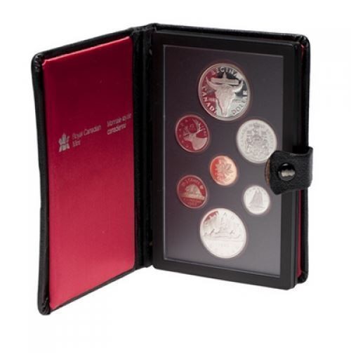 1982 CANADA SILVER DOUBLE DOLLAR PROOF SET REGINA - .375 oz. SILVER