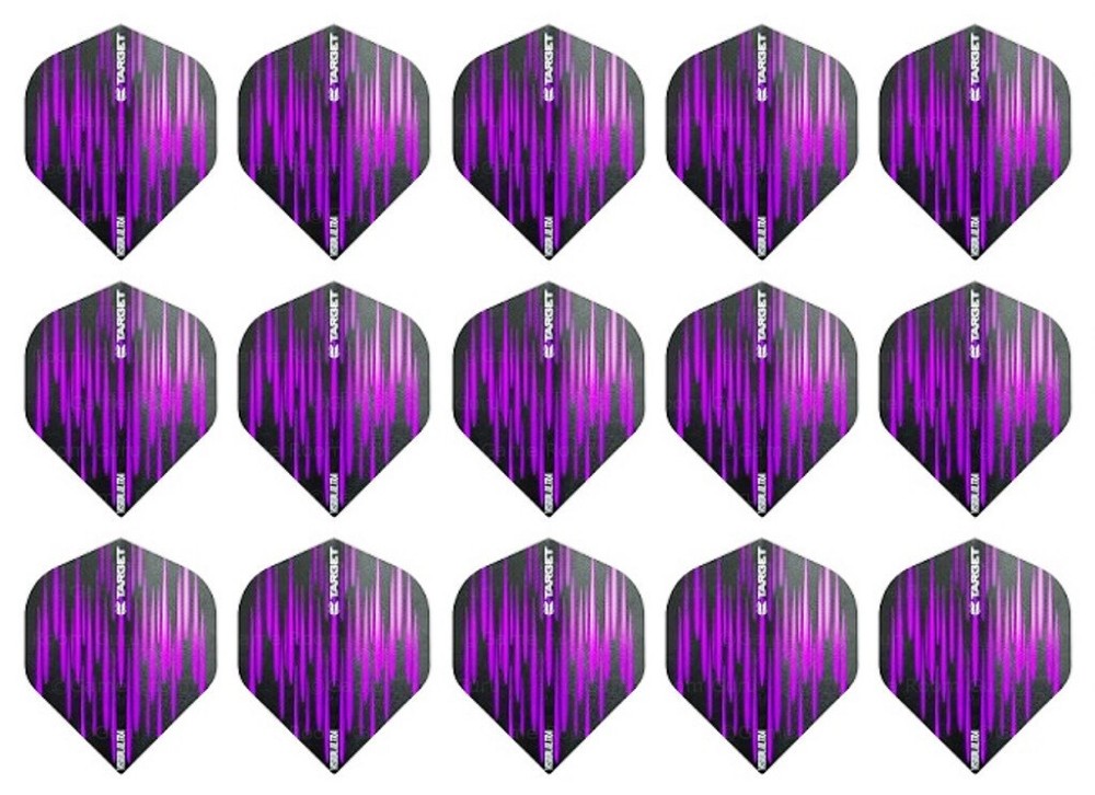 5 Sets Target Spectrum Vision Standard Shape Flights – Ships w Tracking – Purple