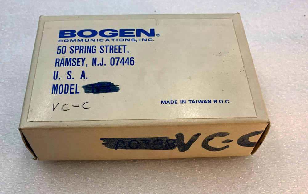 BOGEN COMMUNICATIONS VC-C New Old Stock (5B)