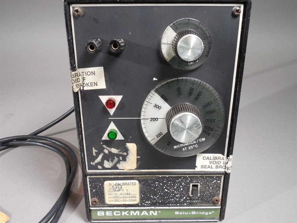 Beckman Solu-Bridge SD-178 Conductivity Controller - USED