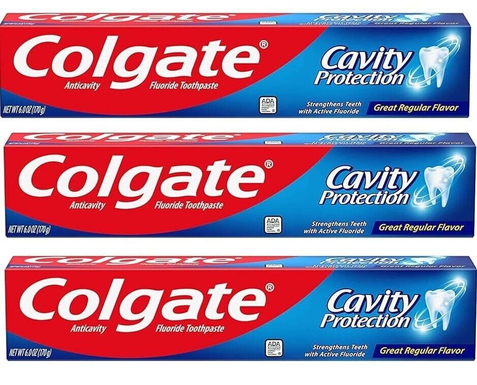 Colgate Cavity Protection Toothpaste 6oz (3 Pack)