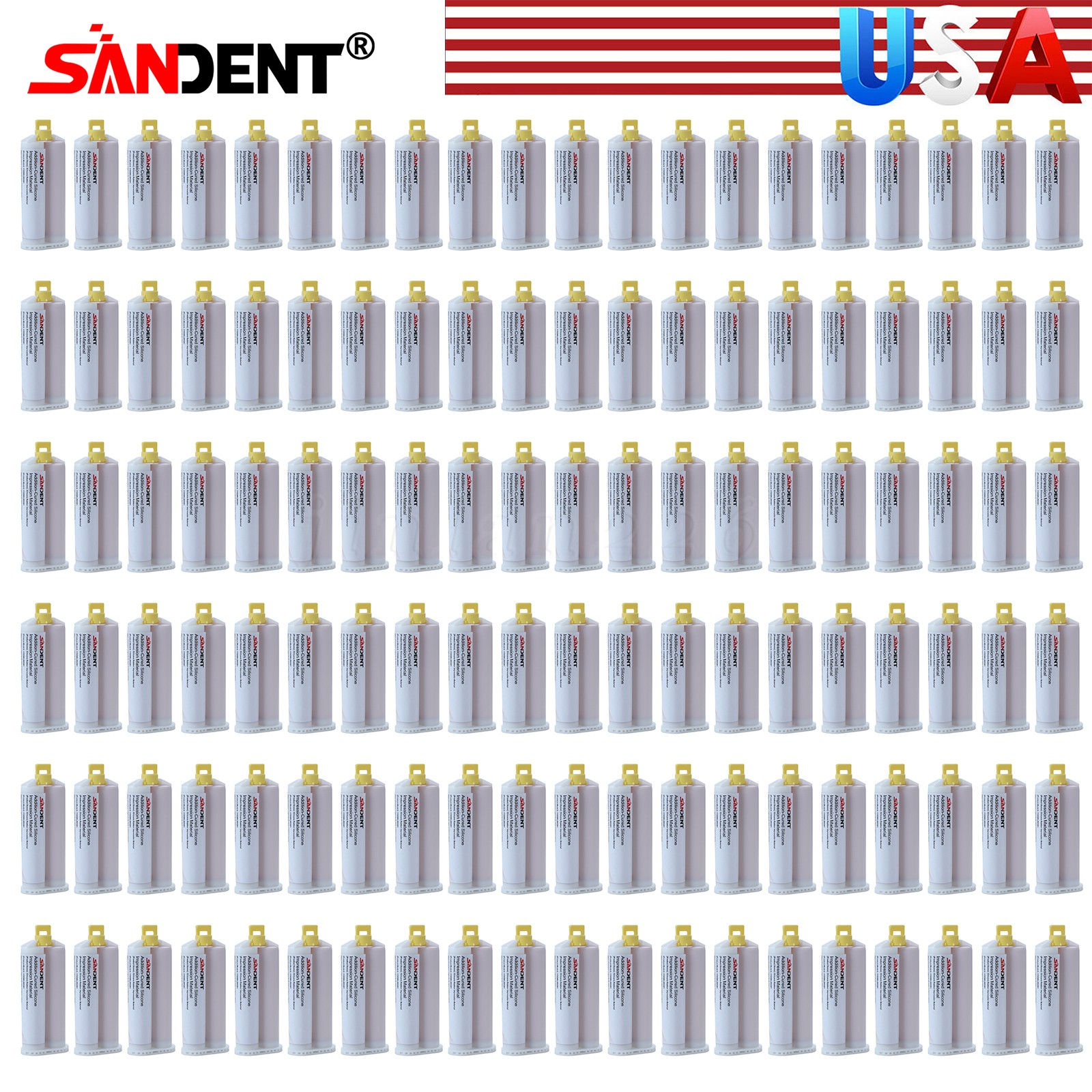 up to 100x50ml Dental Bite Registration Impression Material Regular set