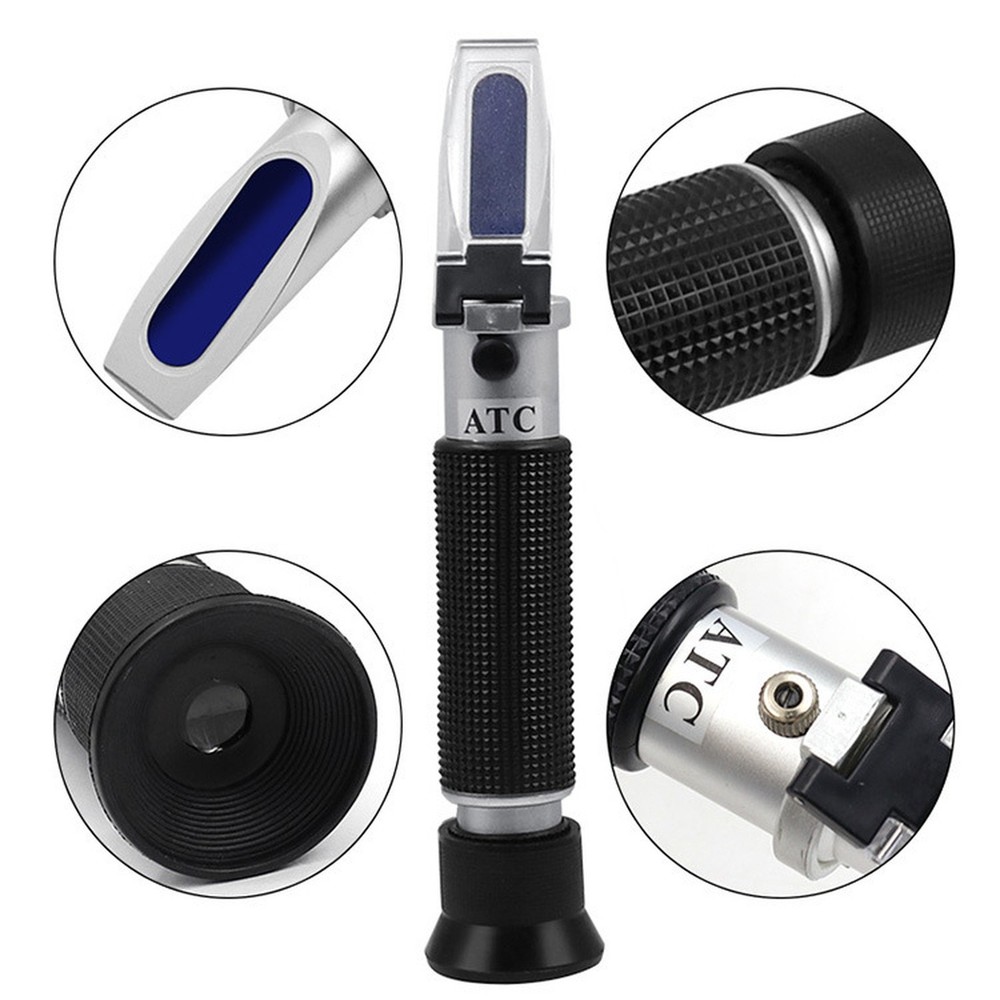 Antifreeze Liquid Coolant Tester Battery Auto Car Handheld Refractometer Tool