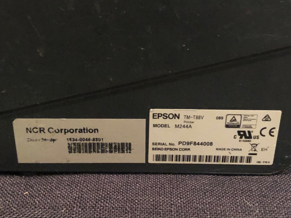 Aloha NCR Terminals Epson Printers