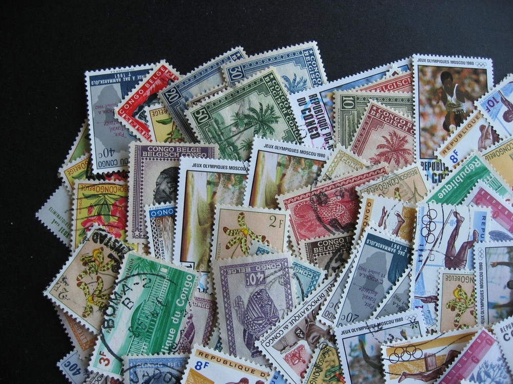 Hoard breakup mixture 100 Congos. Duplicates & mixed condition