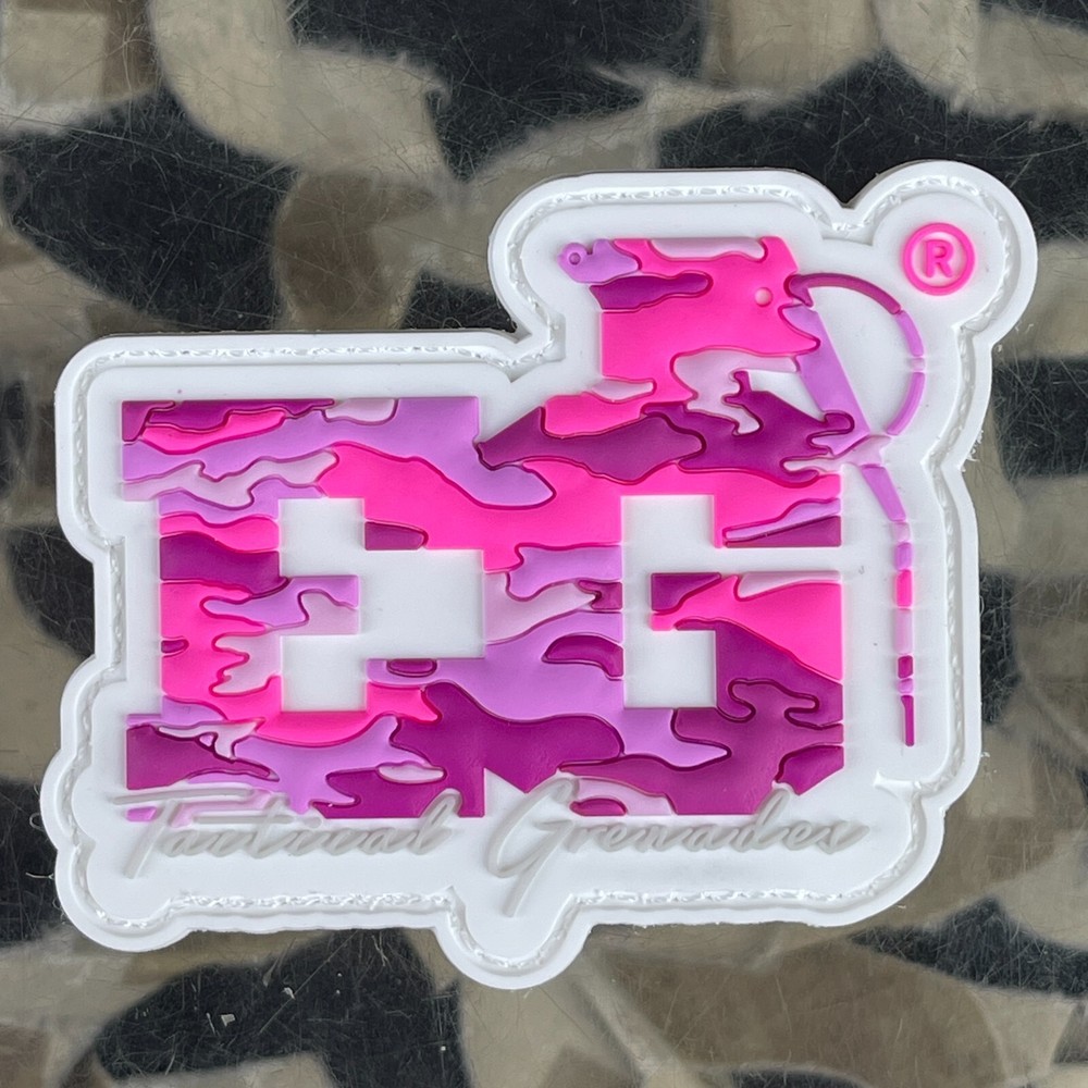 NEW Enola Gaye Pink Rubber Patch