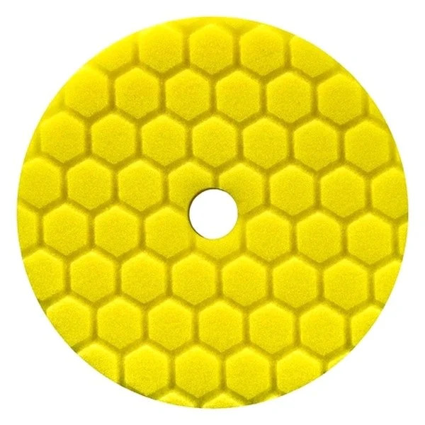 Quantum Hex-Logic 6-1/2" Foam Yellow Heavy Hook-and-Loop Buffing Pad