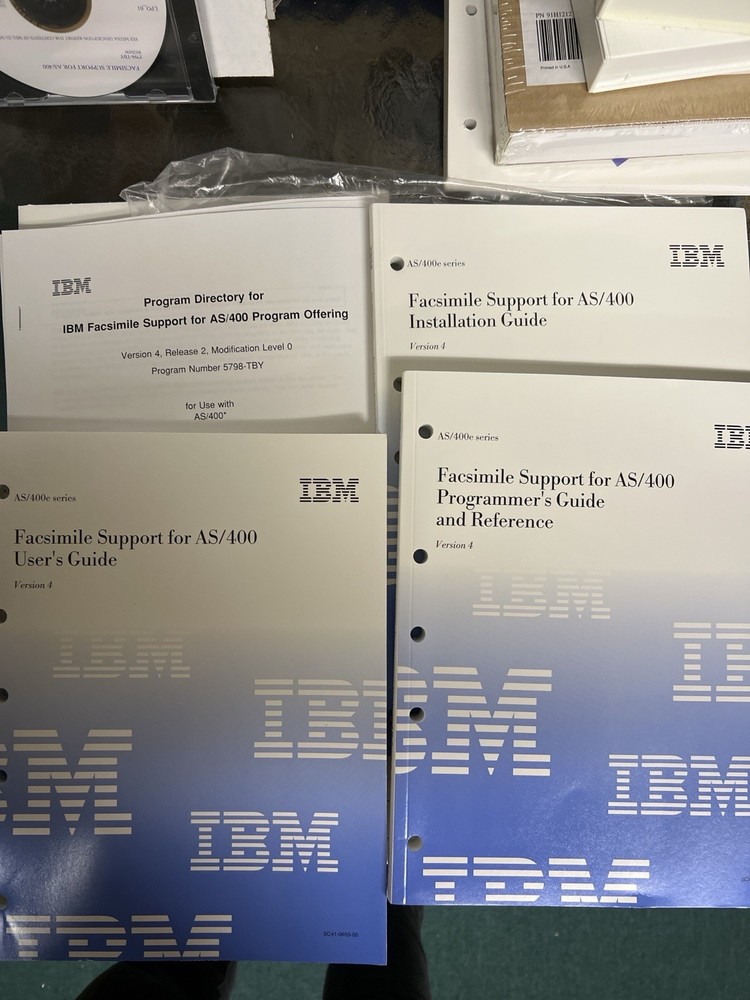 Vintage iBM AS/400 V3&V4 Documentation +Software Lot Sealed Client Access &CD