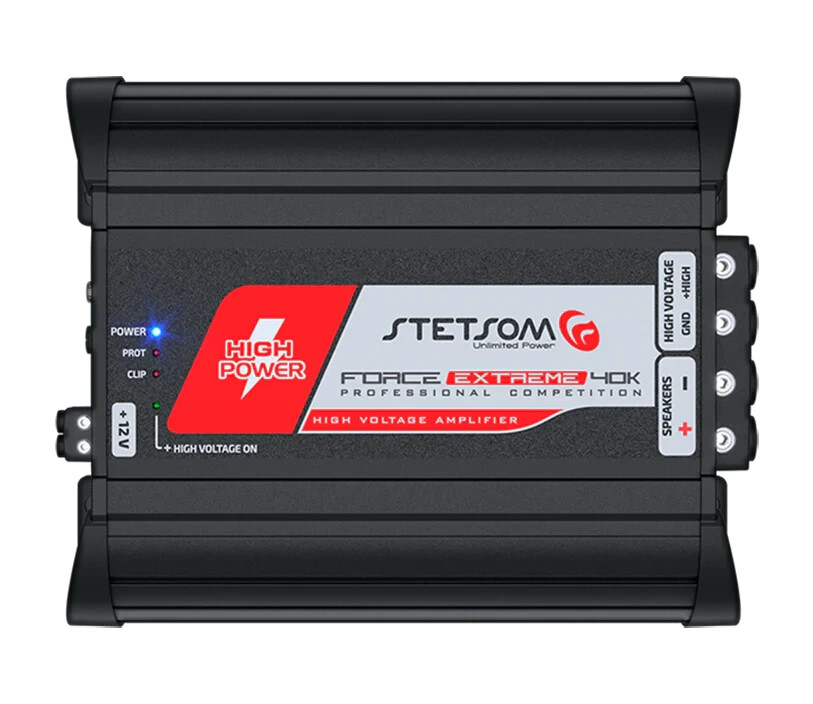 Stetsom FORCE EXTREME 40k ☠️⚡️HIGH VOLTAGE⚡️☠️ - Mono Car Audio Amplifier