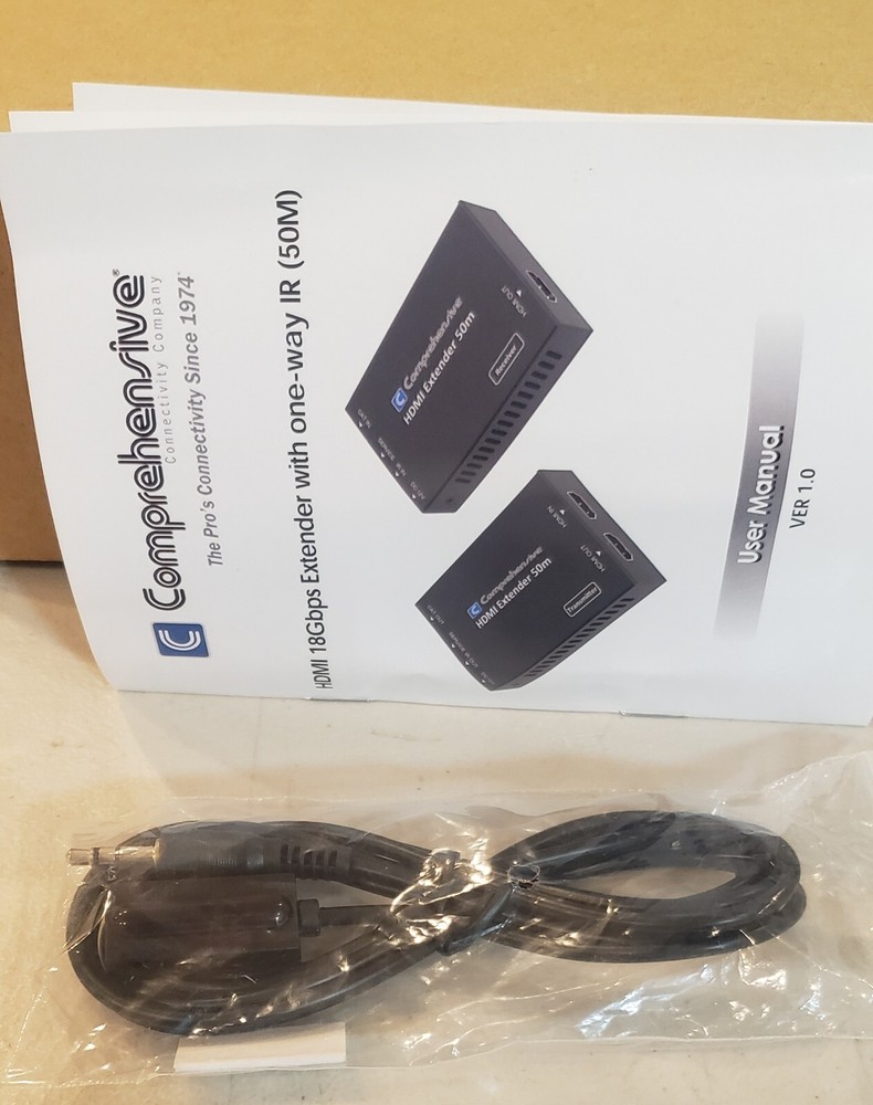 Comprehensive CHE-HD200 HDMI 4K Cat Extender IR Blaster 1.5m