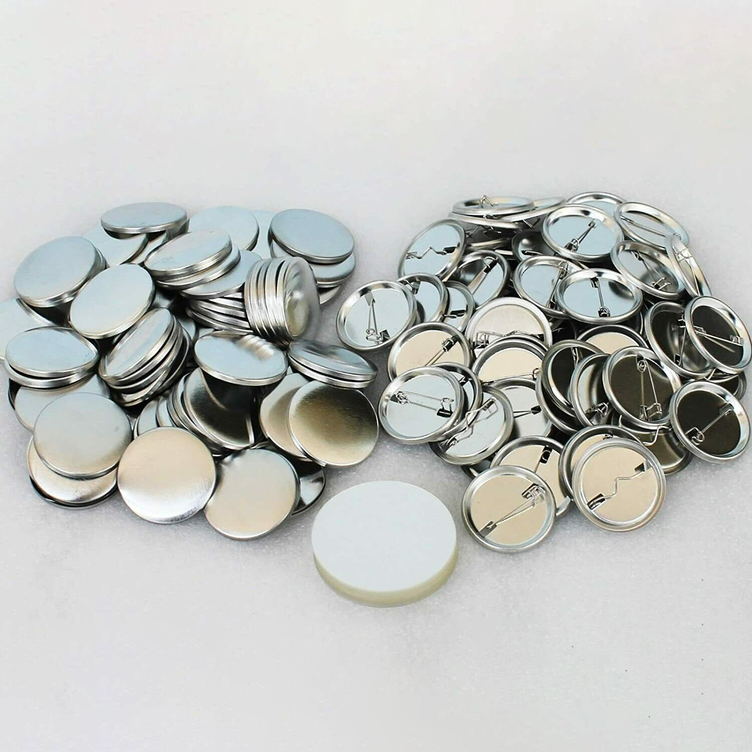 3" / 75mm Blank ABS / Metal Pin Badge Button Supplies for Badge Maker Machine