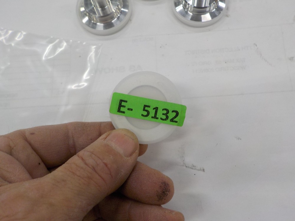 Edwards aluminum adapter fitting for vacuum pump