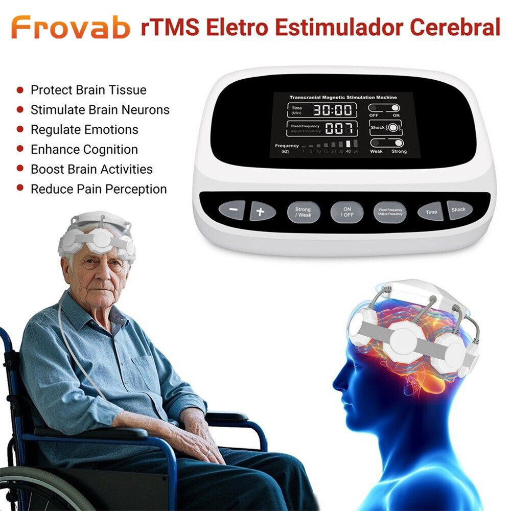Transcranial Stimulation Therapy for Anxiety and Depression Brain rTMS Machine