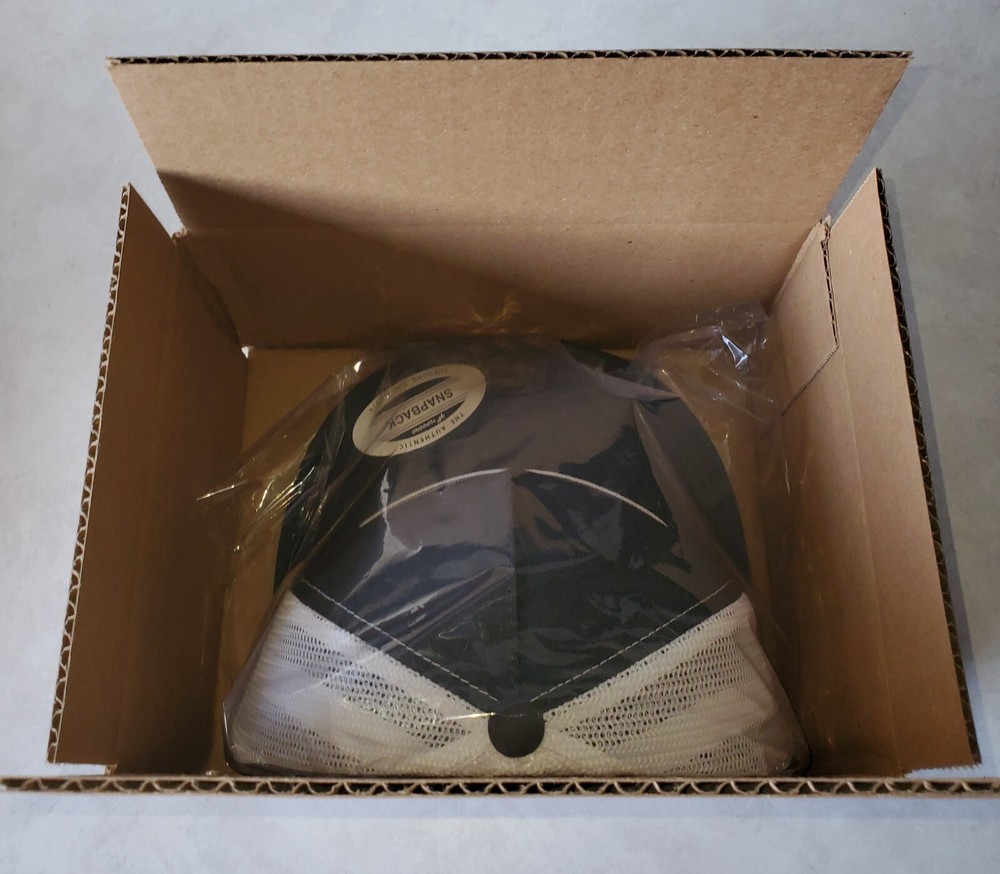 GLOCK Embroidered Patch Trucker Hat/YP Classics 6006 Flatbill Black/White