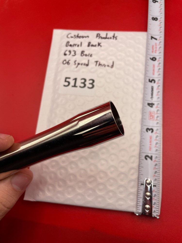 Custom Products Barrel Back 693 Bore 06 Speed Thread