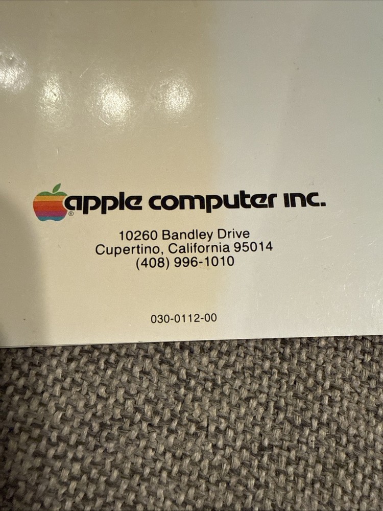 Apple Macintosh 6502 65Ø2 Assembler / Editor Manual Vintage Computing