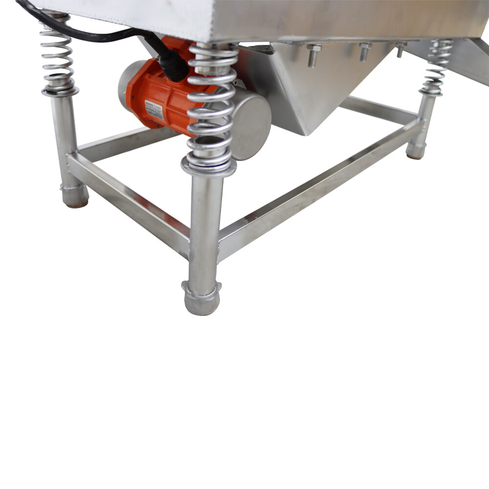 Electric Shaker Stainless Steel Linear Vibrating Screen Sifter with 7mm Screen