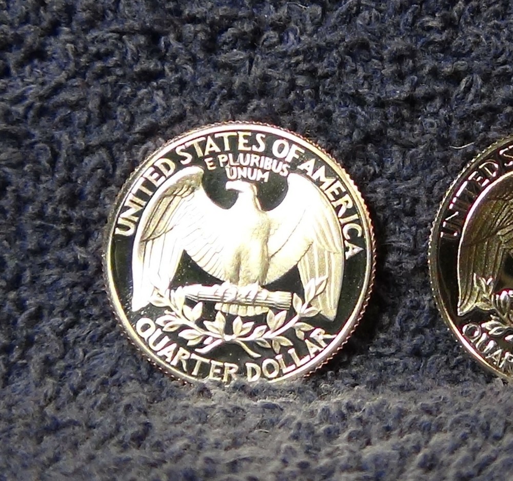 1979-S Type 2-clear "S" Proof Washington quarter.