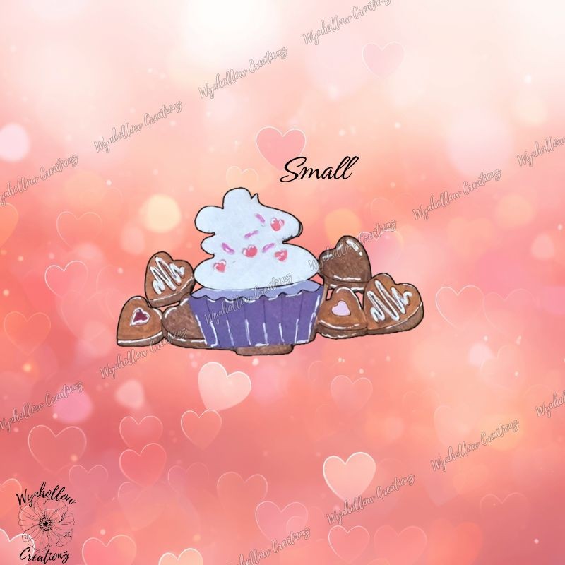 Cupcake and Chocolates Interchangeable Basket Insert (Small only)