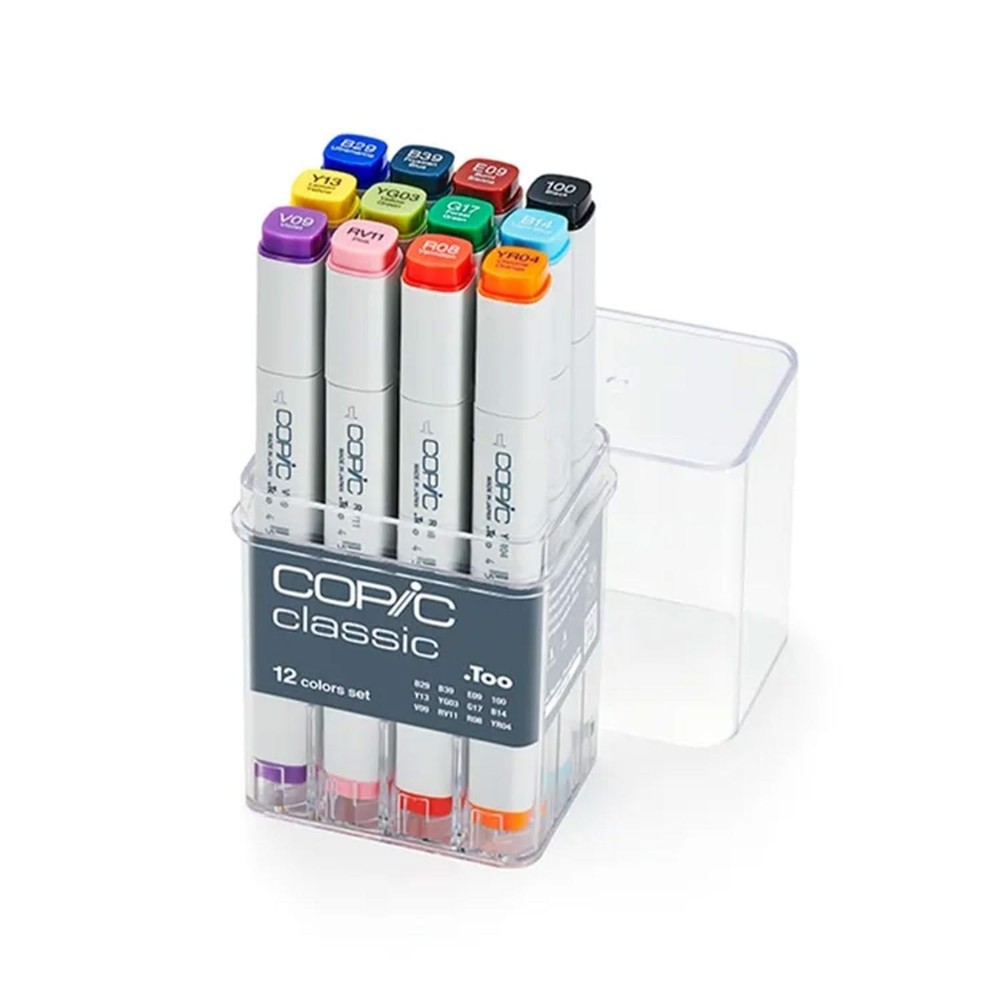 Copic Classic 12 Color Set