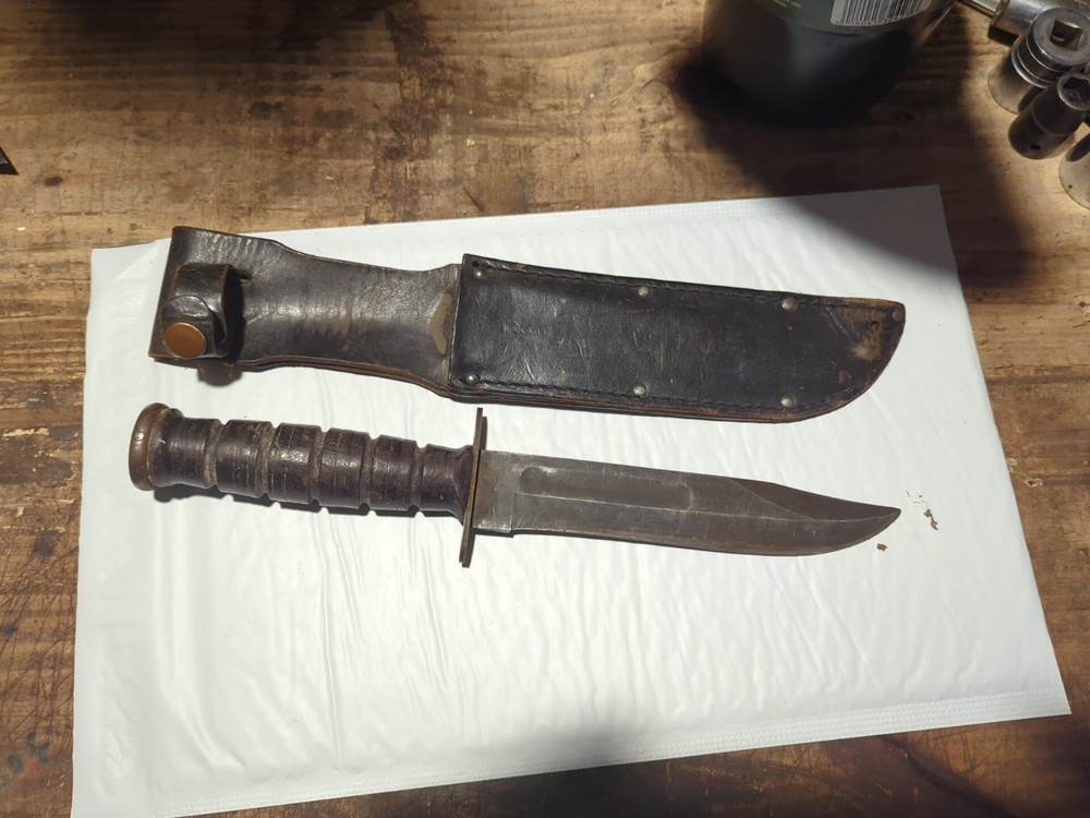 Camillus US Fighting Knife Fixed Blade Mark 2