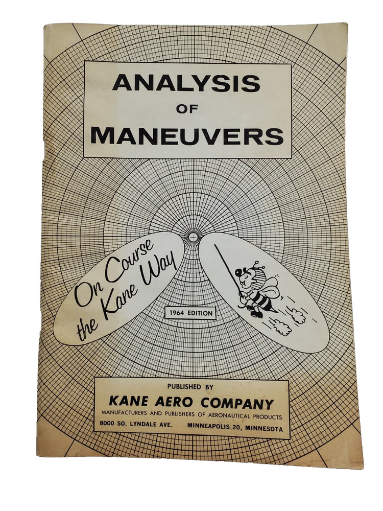 Pilot Analysis of Maneuvers Kane Aero Company Basic Flying Aviation Study Guide