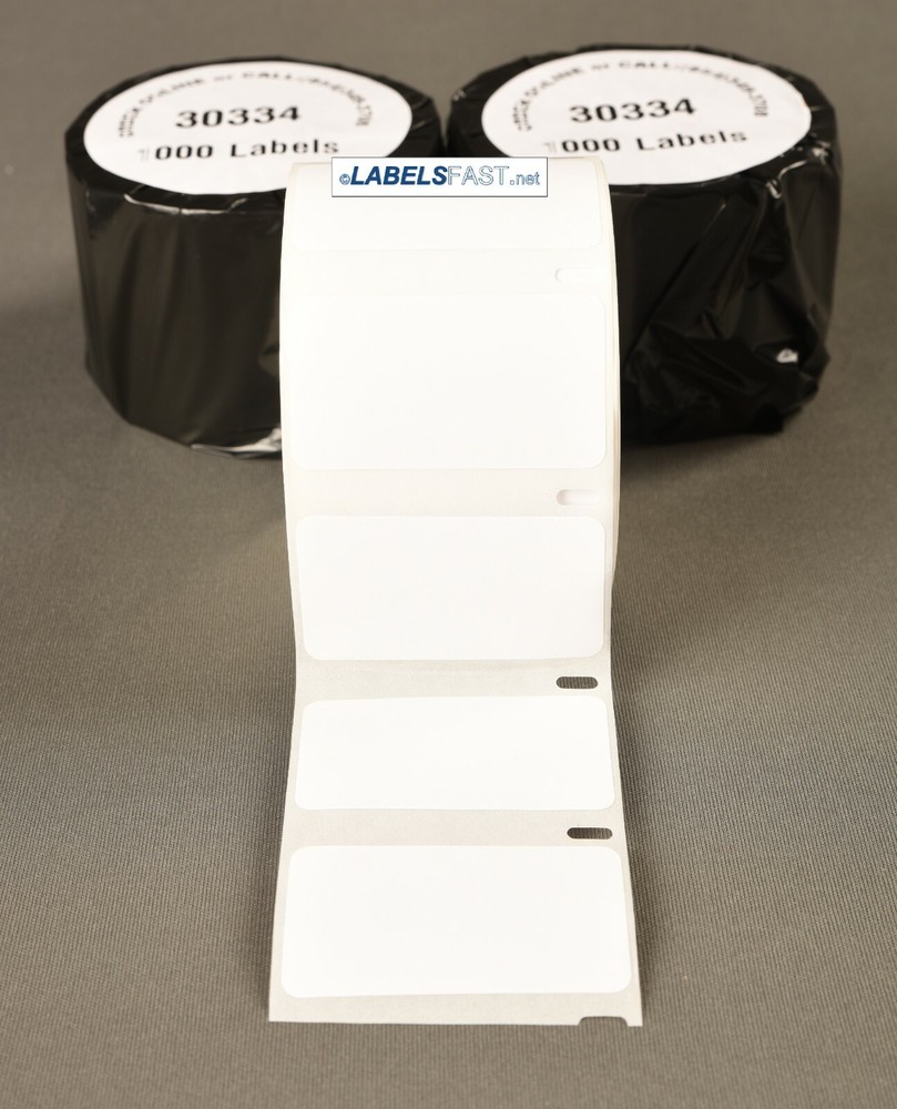 4 Rolls - Compatible DYMO 30334 - 1,000 Labels/Roll