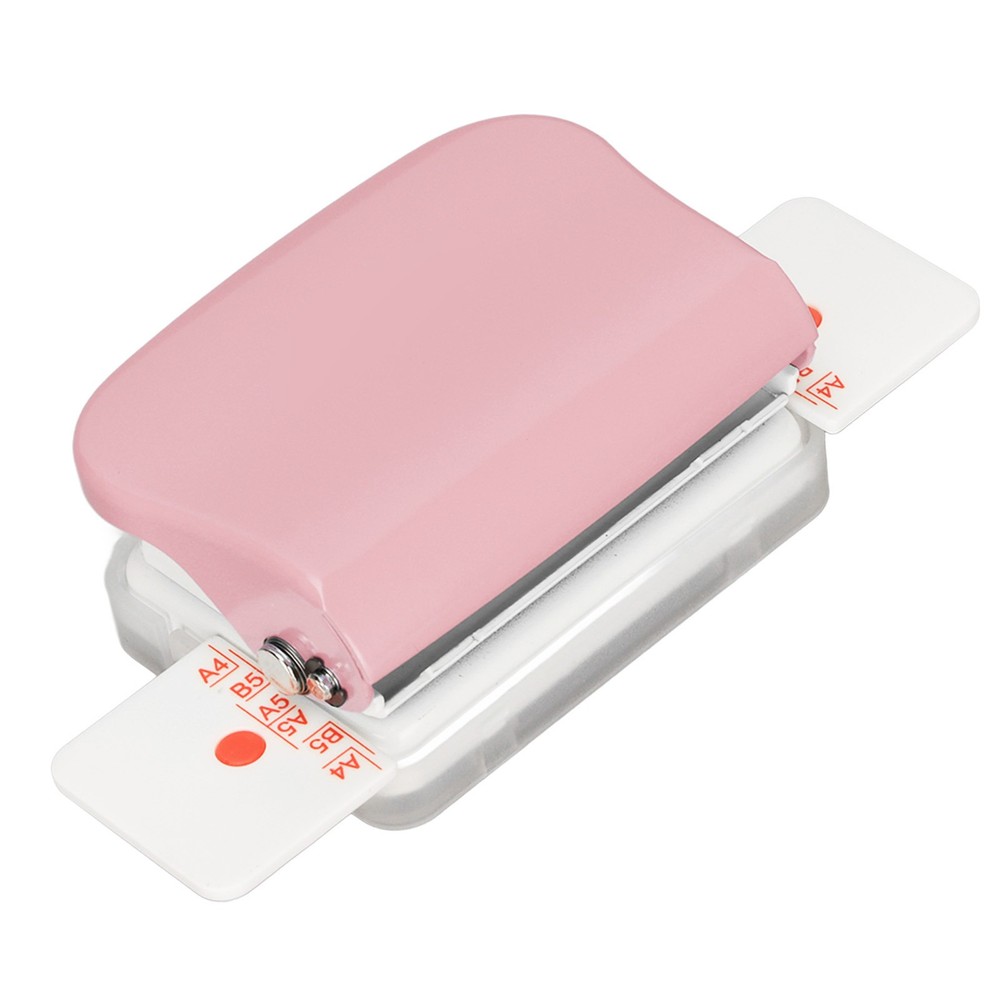 (3)6 Holes Cinch Book Binding Machine Mini Manual Binding Machine With Ruler⭐