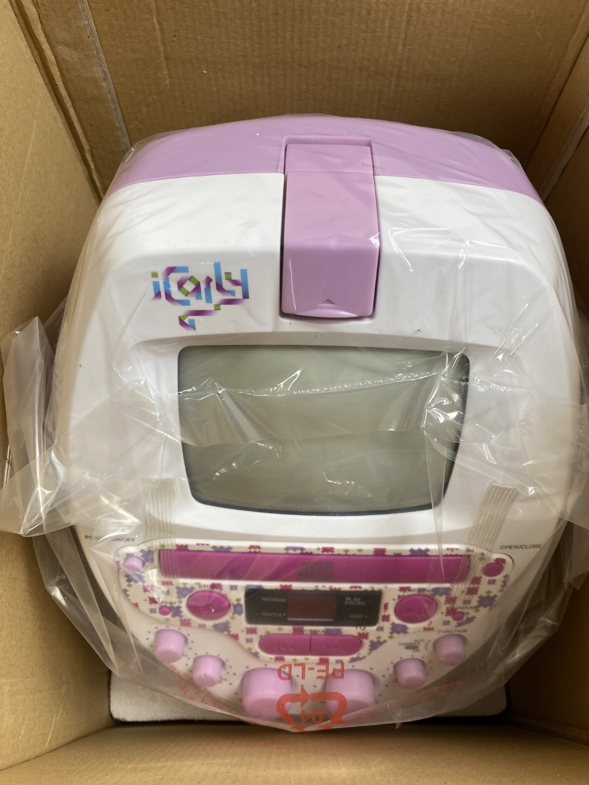 Nickelodeon iCarly Karaoke System Machine CD & Video Lyrics 2010 New Old Stock