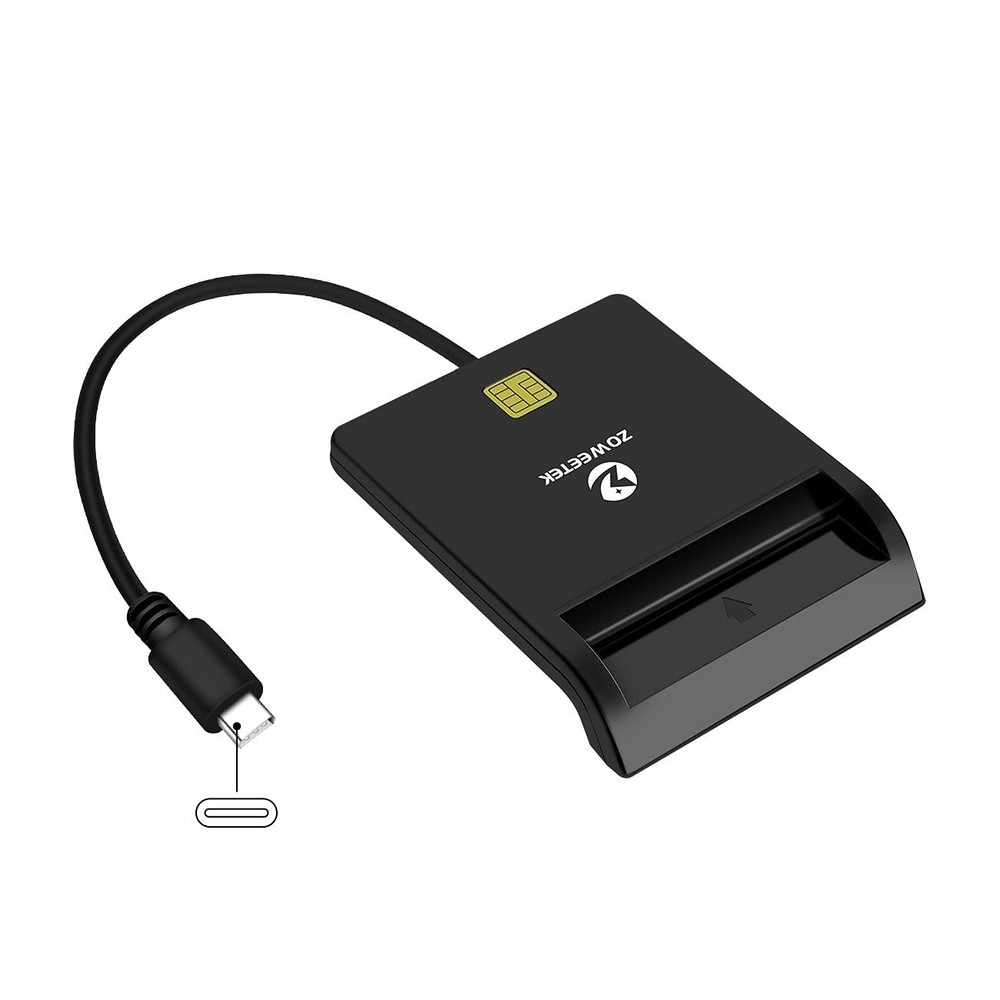 Type C CAC Reader, Smart CAC Card Reader USB C for DOD Military Common Access...