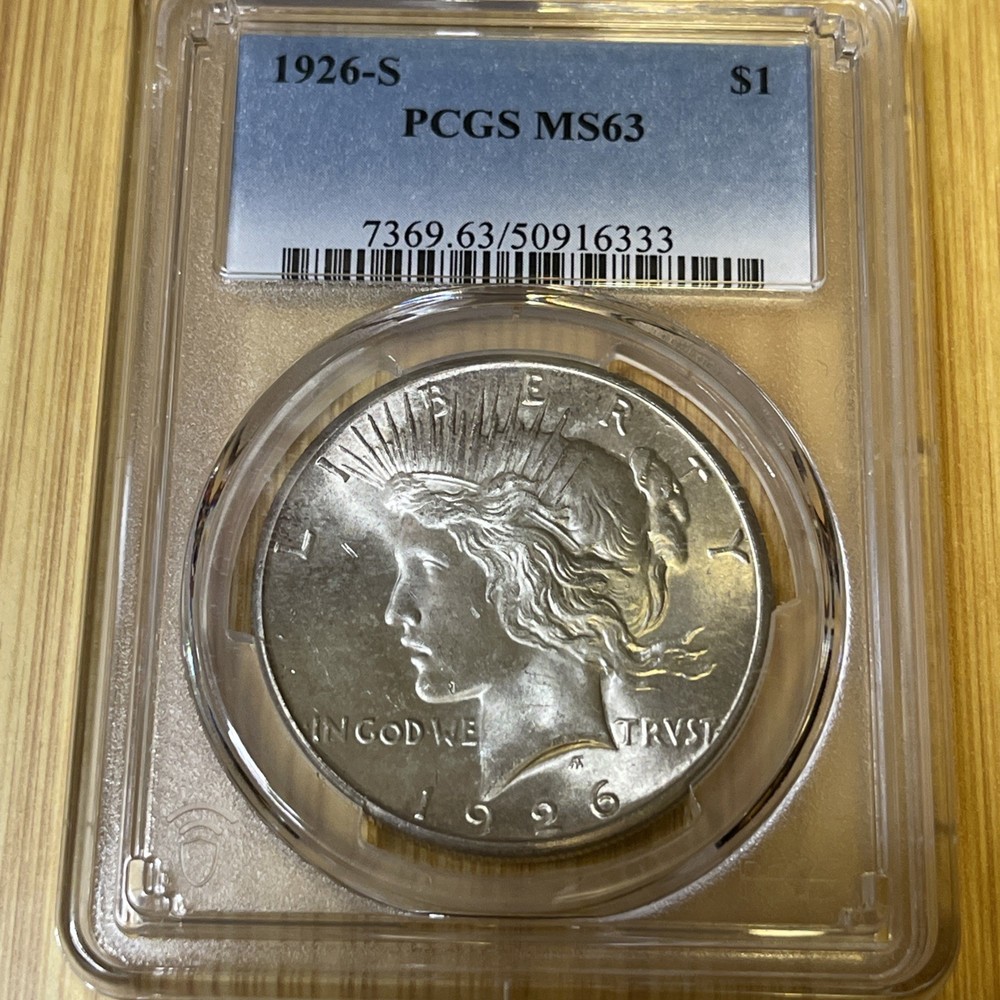 1926-S PCGS MS63 Peace Silver Dollar