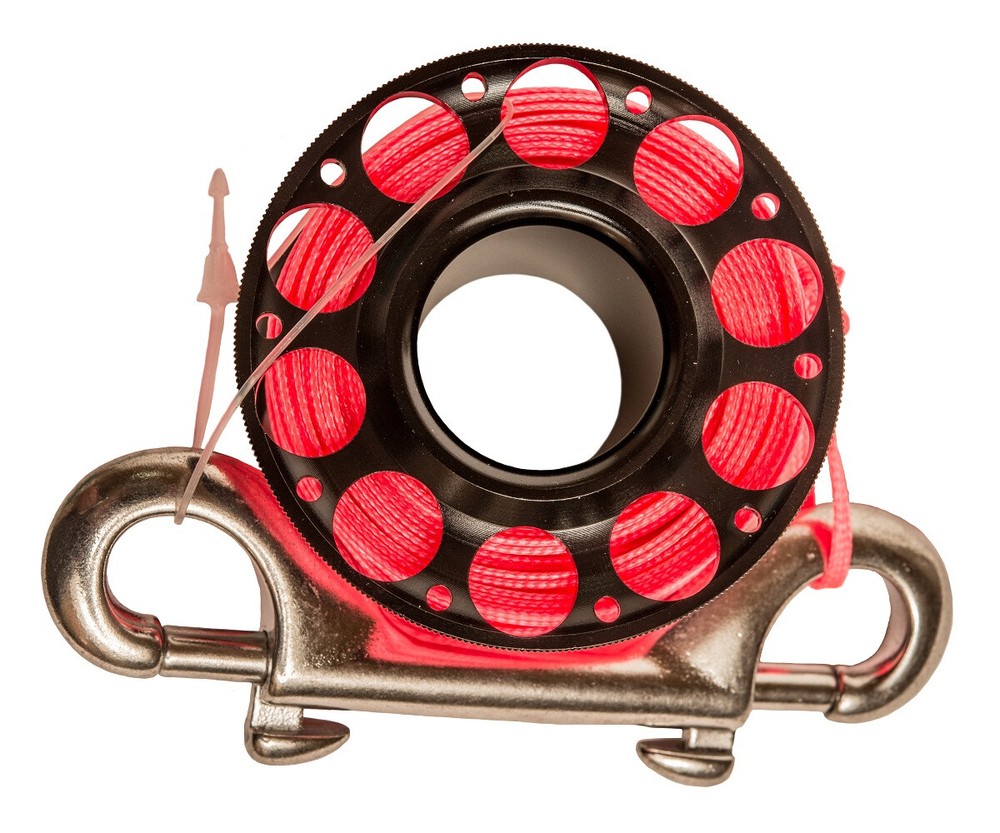Storm Dive Reel 30M Flat Orange String w/ Stainless Hook