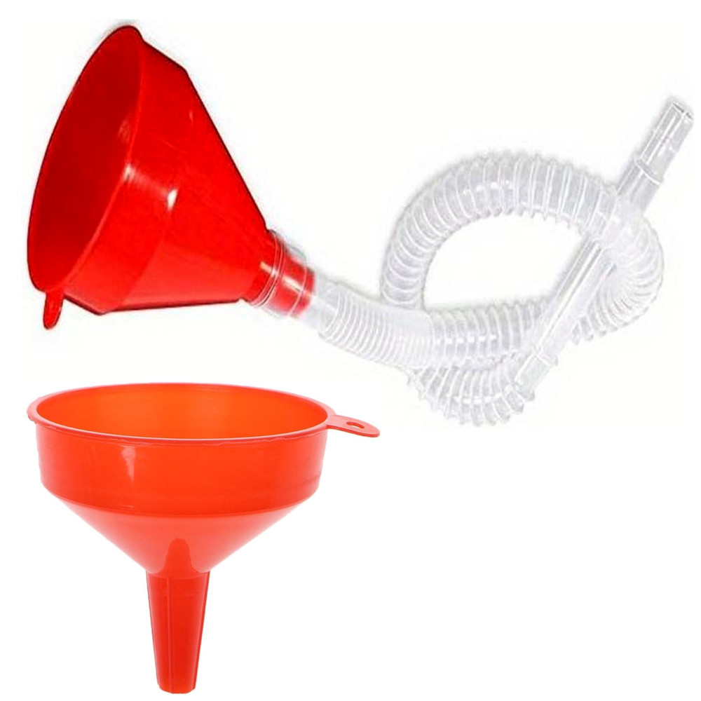 MULTIPORPOSE PLASTIC FUNNEL WITH EXTENDED HOSE 2 PCS