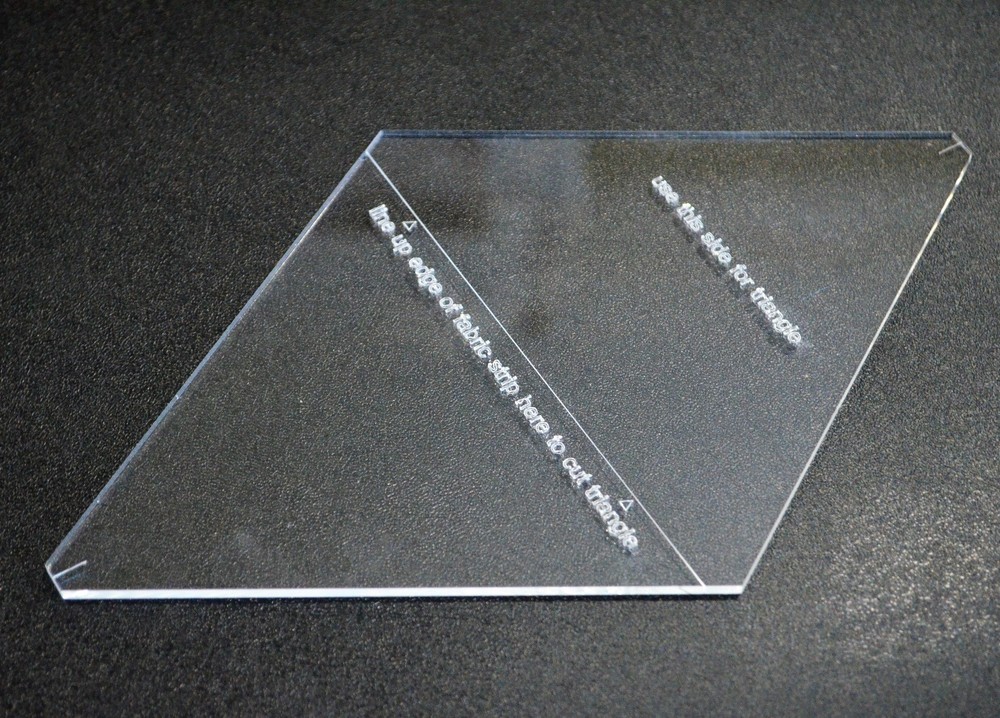 5" Rhombus Quilting Template