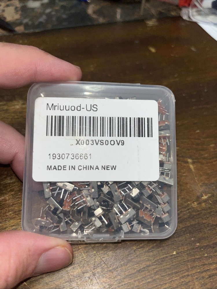 Slide Switch SPDT - 100 Pcs. Mini Micro 3mm Vertical Slide Switch