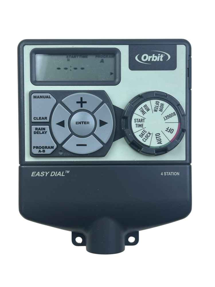 Orbit 28964 4 Station 2 Program Indoor Easy Dial Sprinkler Timer 9642/OB