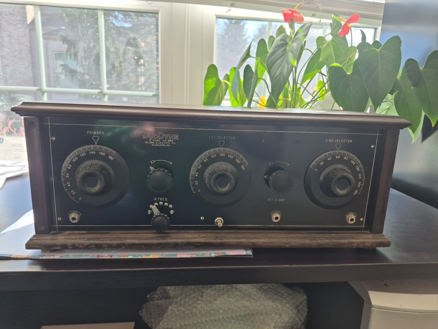 1920s Globe - DuoDyne 5 Tube Radio Receiver THAT WORKS!!!