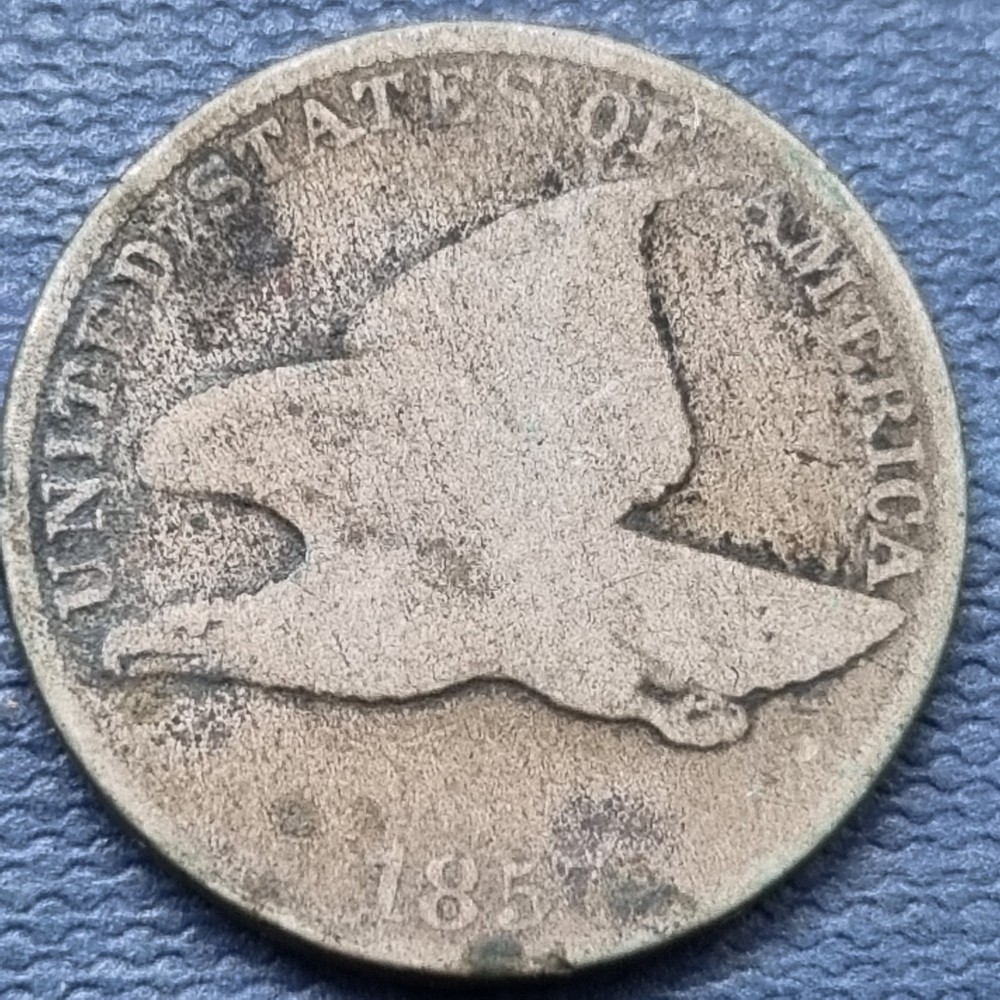 1857 Flying Eagle Cent 1c Circulated #97047