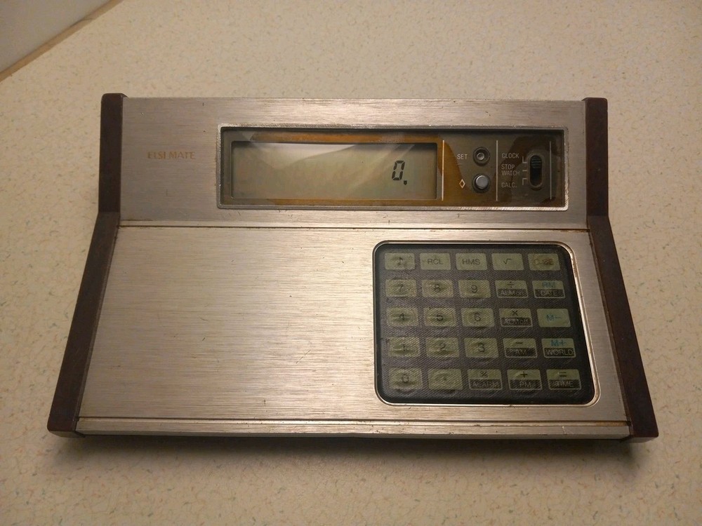 Sharp Elsi Mate CT-600 Calculator - 1970's - Fully Working