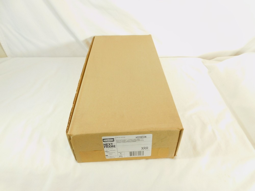 Ring Panel Cable Manager Hubbell HC219CC3N NextFrame Hinged Covers - EXCELLENT